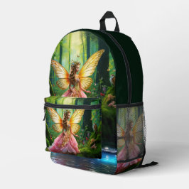 Mochila Impresa Un mágico bosque de hadas
