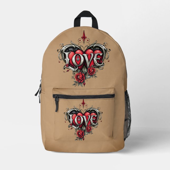 Mochila Impresa Un romance gótico. Un estilo gótico ornamentado (Anverso)