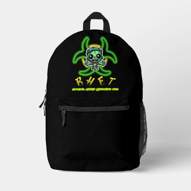 Mochila Impresa Un zombi divertido (Anverso)