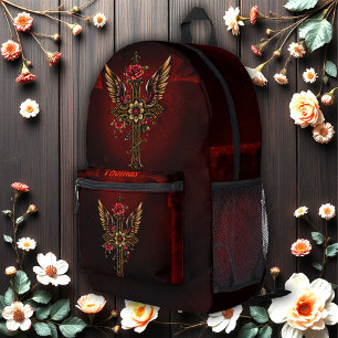 Mochila Impresa Una cruz elegante