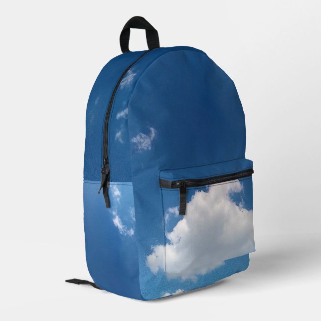 Mochila Impresa Una nube simple (Esquina izquierda trasera)