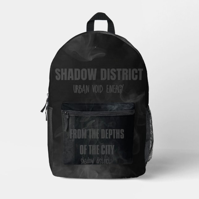 Mochila Impresa Underground Street Black Shadow Bag  (Anverso)