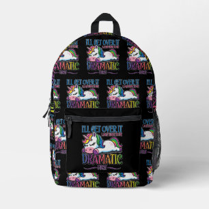 Mochila Impresa Unicornio dramático