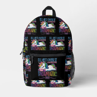 Mochila Impresa Unicornio dramático