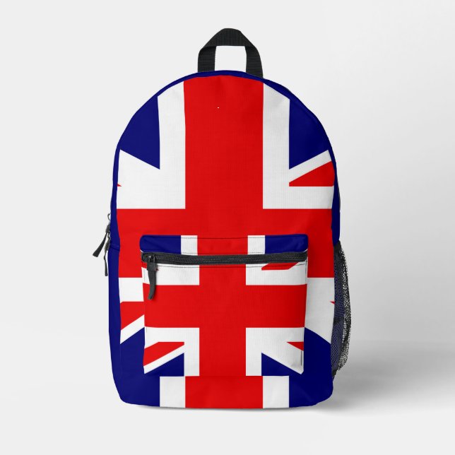 MOCHILA IMPRESA UNION JACK - LA BANDERA BRITÁNICA (Anverso)