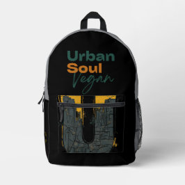 Mochila Impresa Urban Soul Vegan Health and Wellness