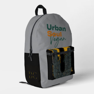 Mochila Impresa Urban Soul Vegan Health and Wellness