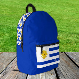 Mochila Impresa Uruguay, mochila, bandera de Uruguay / patriótico