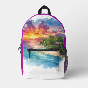 Mochila Impresa Vacaciones, Hola Verano, Hola Play