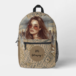 Mochila Impresa Vacaciones, ¡Vámonos!