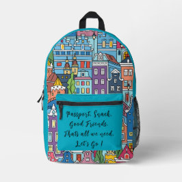 Mochila Impresa Vacaciones,¡Vamos!