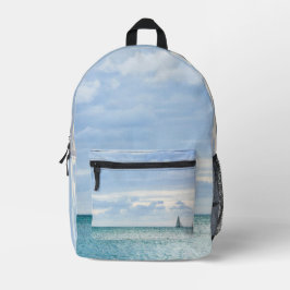 Mochila Impresa Velero en el agua 