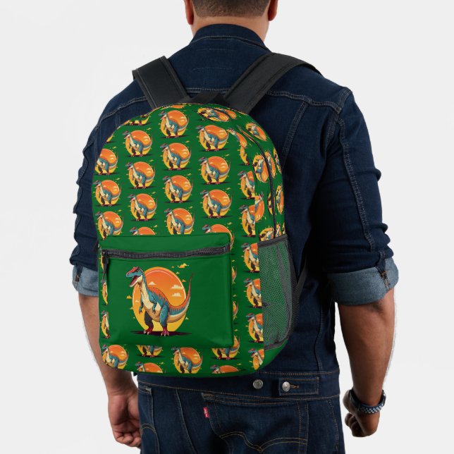 Mochila Impresa Velociraptor (Insitu (Modelo))