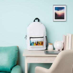 Mochila Impresa "Venta exclusiva en línea: [mendigo de cuero]- Lim