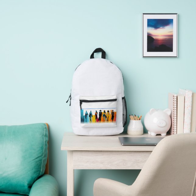 Mochila Impresa "Venta exclusiva en línea: [mendigo de cuero]- Lim (in situ)