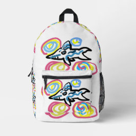 Mochila Impresa Verano de tiburones
