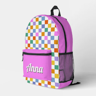 Mochila Impresa Verde arcoiris moderno de color Bonito personaliza
