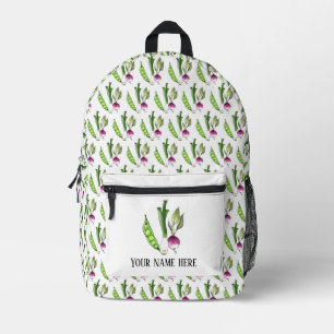 Mochila Impresa verduras lindas (nombre)