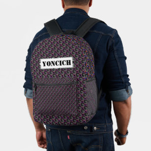 Mochila Impresa Verificador digital Yin Yang por Kenneth Yoncich