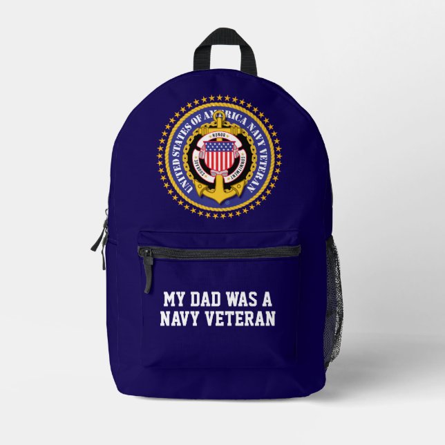 Mochila Impresa Veterano de la Marina (Anverso)