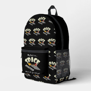 Mochila Impresa Viaje espacial de un rockero