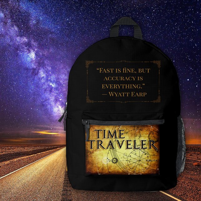 Mochila Impresa Viajero de tiempo (Subido por el creador)