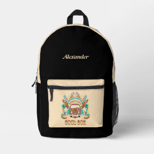 Mochila Impresa Vibe de la retro de auto de los 80 Guay Son de Som