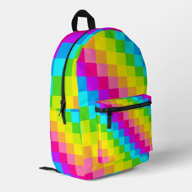 Mochila Impresa Vibes retro, estilo moderno (Esquina izquierda trasera)