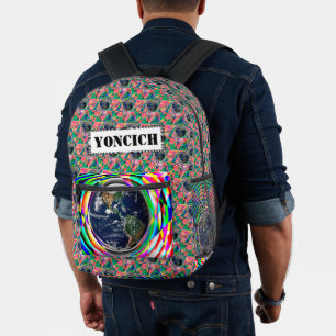 Mochila Impresa Vibes terrestres de Kenneth Yoncich