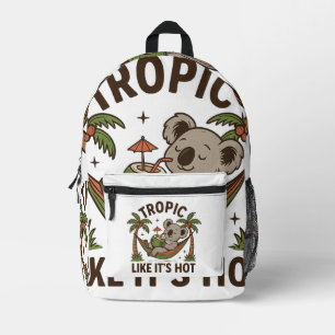 Mochila Impresa Vibraciones de koala relajado