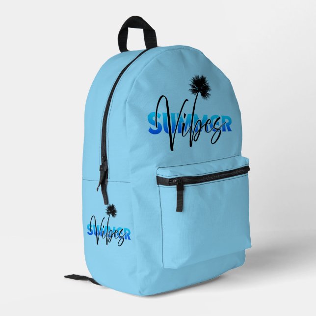 Mochila Impresa vibraciones de verano (Esquina izquierda trasera)