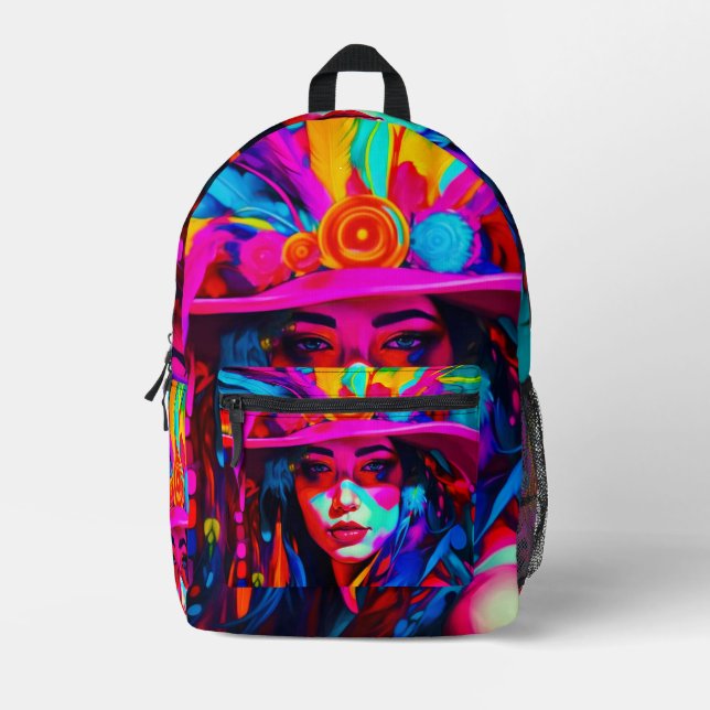 Mochila Impresa Vibrant Muse (Anverso)