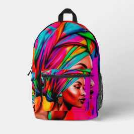Mochila Impresa Vibrante serie de belleza 1
