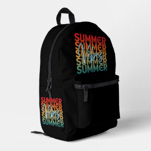 MOCHILA IMPRESA VIBRAZIONI ESTIVAS VACANZE FAMILIARI SULLA SPIAGGI