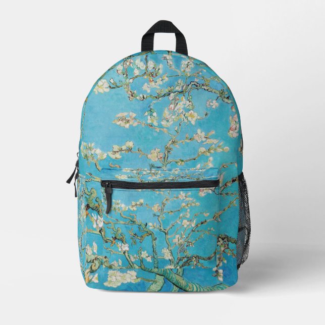 Mochila Impresa Vincent van Gogh - Flor de Almendro (Anverso)