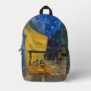 Mochila Impresa Vincent van Gogh - Terraza del Café por la Noche