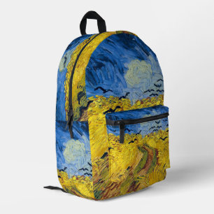 Mochila Impresa Vincent van Gogh - Wheatfield con cuervos