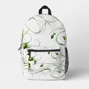 Mochila Impresa Vinos verdes amarillos