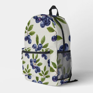 Mochila Impresa Vintage Blueberry Botanless Seamless