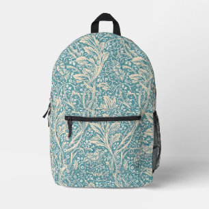 Mochila Impresa Vintage Floral Sin Costuras Arcadia de William Mor