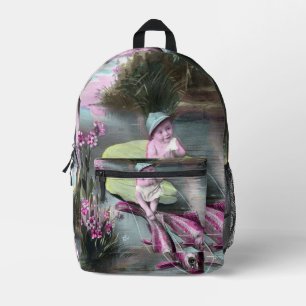 Mochila Impresa Vintage French April Fool