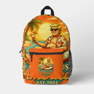 Mochila Impresa Vintage gracioso que Trump tenga que ver con el Go
