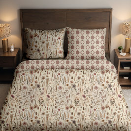 Mochila Impresa Vintage Herbarium Flower Botanical 