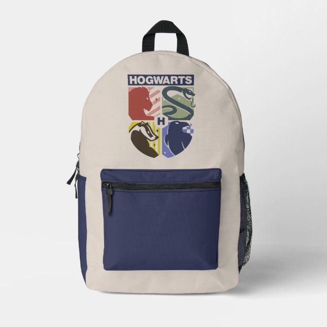 Mochila Impresa Vintage HOGWARTS™ Stamped Crest (Anverso)