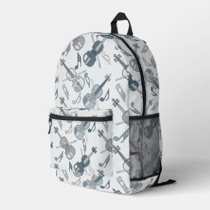 Mochila Impresa Violín colorido anglonizado