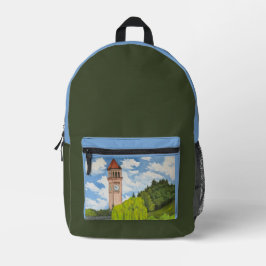 Mochila Impresa Vista del parque del río 