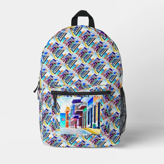 Mochila Impresa ¡Viva Puerto Rico! (Anverso)