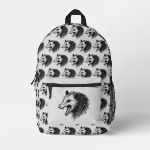 Mochila Impresa Vivir Falso Falso Tu Muerte Comer Basura Graciosa