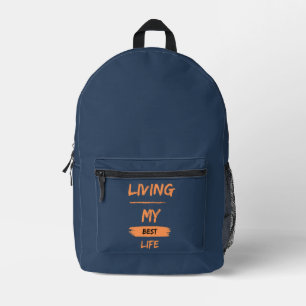 Mochila Impresa vivir mi mejor vida