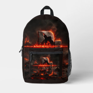 Mochila Impresa Volcanic Pulse DJ